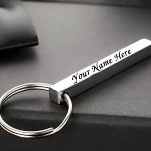 Personalized Custom Message Names Bar Keychain