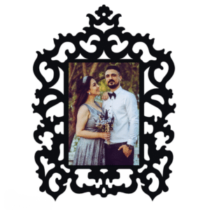 Personalised Vintage Single Wooden Photo Frame with Photo best gift for Marriage, Anniversary, Birthday, Couples & Friends