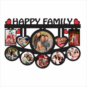 Happy Family Wooden Photo Frame Collage Photo Frame Gift 12 by 18 inch