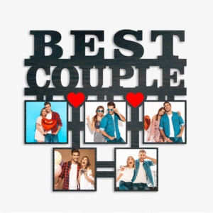 Best Couple Customized Wooden Photo Frame Gift
