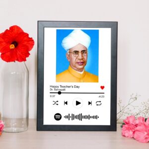Happy Teacher’s Day Customized Spotify Photo Frame Gift