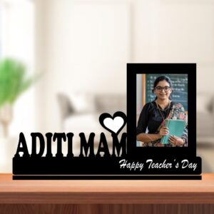 Happy Teacher’s Day Customized Wooden Photo Frame Table Top