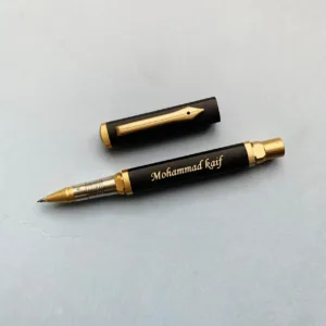 Personalized Heavy Triangle Black Pen