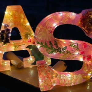 RESIN LED LAMP SINGLE LETTER